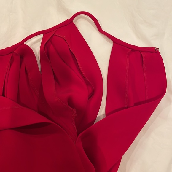 ADAM By Adam Lippes Red Silk Halter Top size XS - Picture 9 of 11